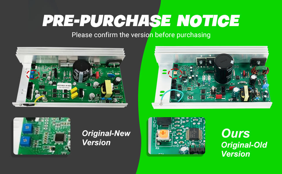MC2100LTS-30 259522 Treadmill Motor Control Board, Treadmill Controller Motherboard Compatible with Epic, FreeMotion, Gold's Gym, Health Rider, ProForm, Reebok (Icon) Models