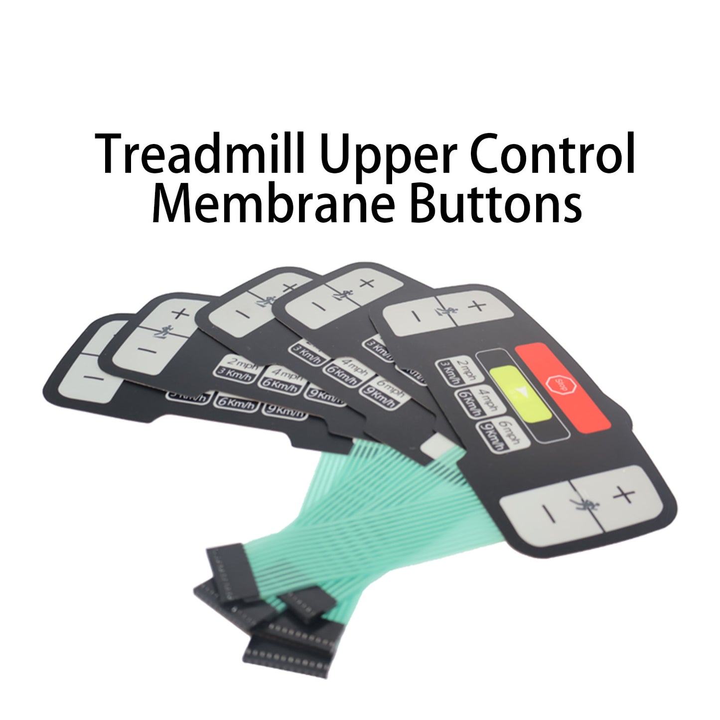 Treadmill Upper Control Membrane Buttons Treadmill Monitor Replacement Parts