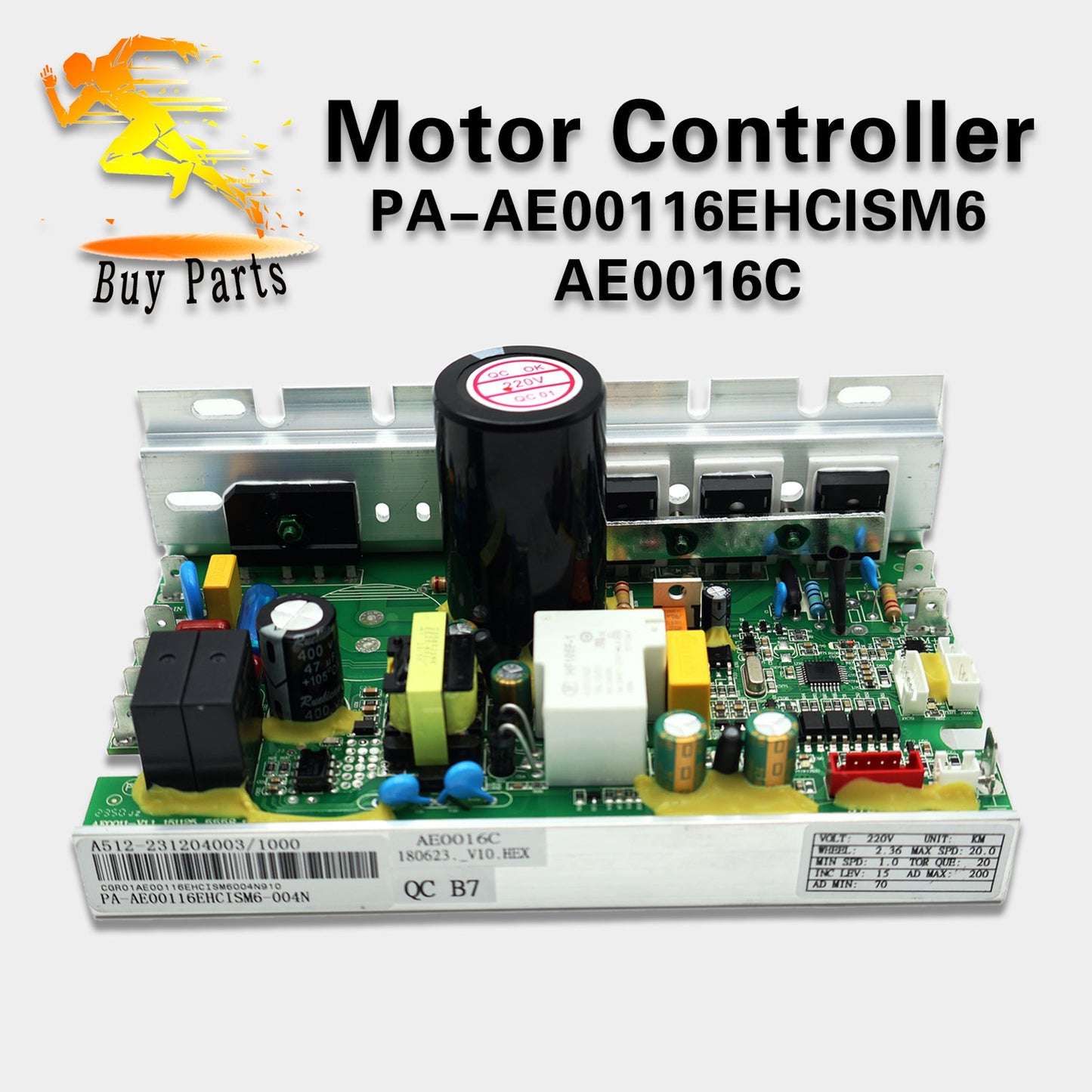 Treadmill Motor Controller  PA-AE00116EHCISM6  AE0016C