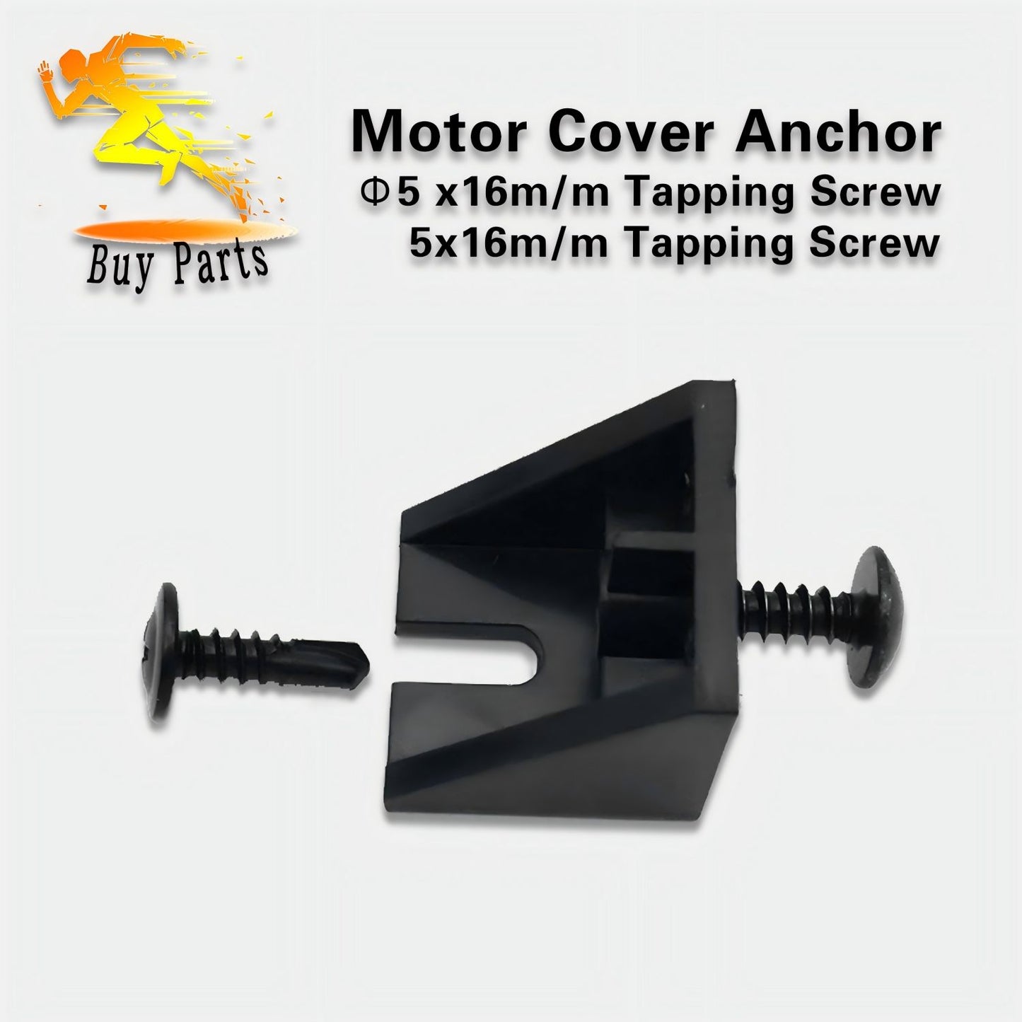 Treadmill motor cover anchors, φ5 x16m/m self-tapping screws, 5x16m/m self-tapping screws