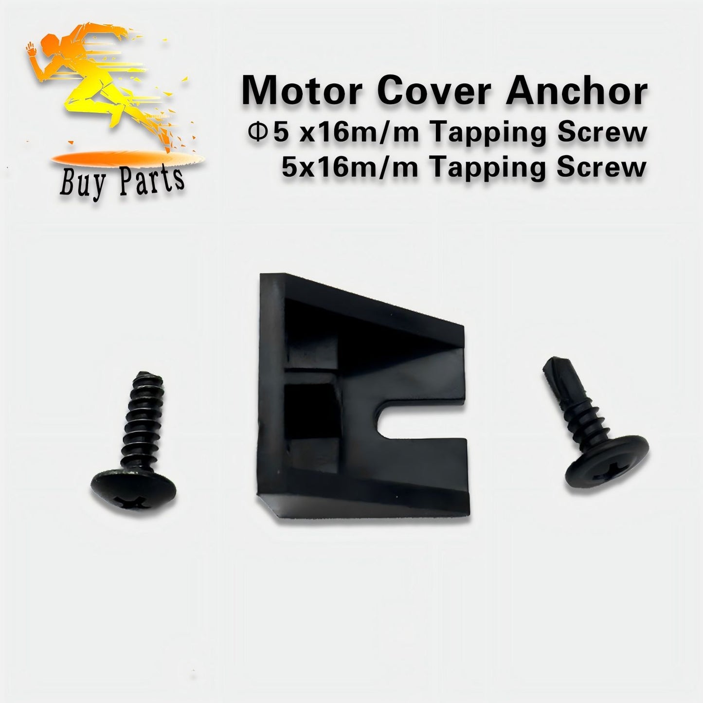 Treadmill motor cover anchors, φ5 x16m/m self-tapping screws, 5x16m/m self-tapping screws