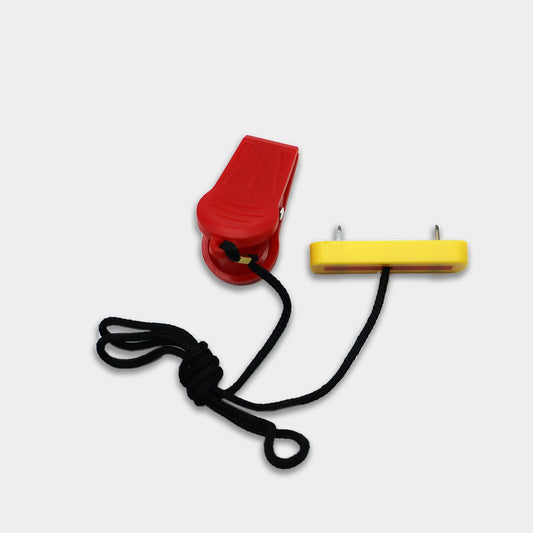 Generic Treadmill Magnetic Lock Emergency Stop Treadmill Accessories, yellow