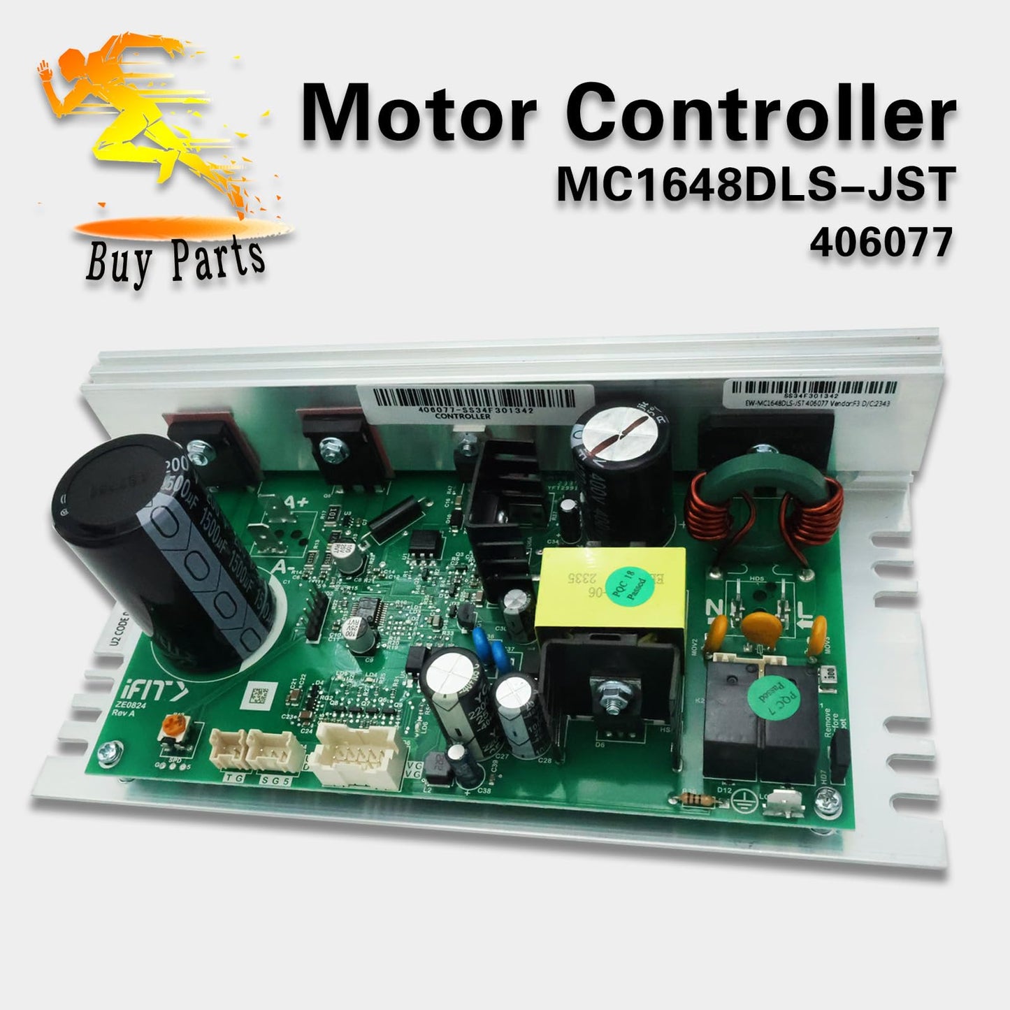 Generic MC1648DLS 406077 Treadmill Control Board Motherboard Treadmill Motor Controller, green